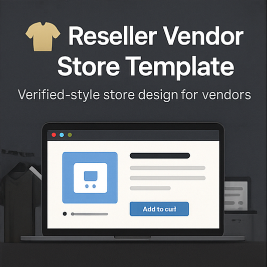 Reseller Vendor Store Template